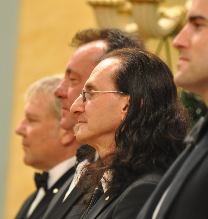2012 Governor General Performing Arts Awards - RUSH Geddy Lee, Neil Peart, Alex Lifeson