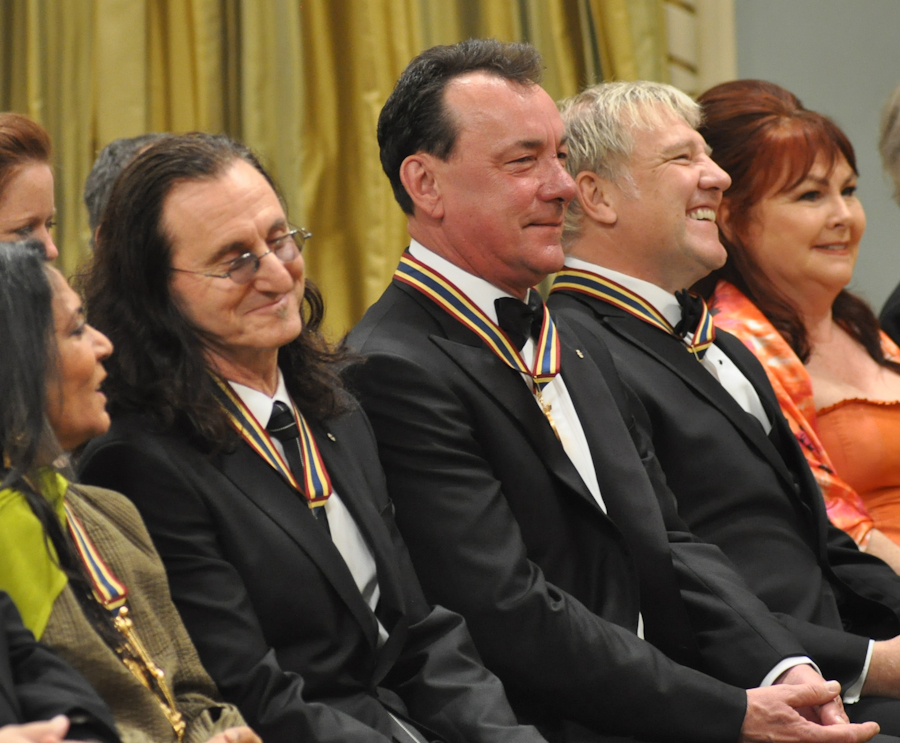 2012 Governor General Performing Arts Awards - RUSH Geddy Lee, Neil Peart, Alex Lifeson