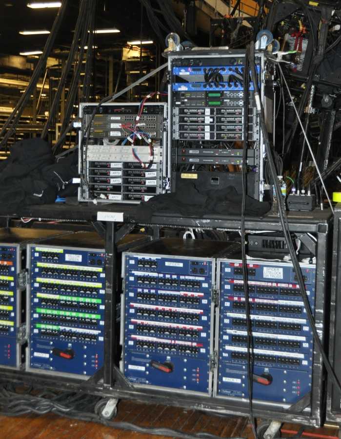 RUSH Time Machine Tour - Howard Ungerleider: Lighting Fixtures Power Boards