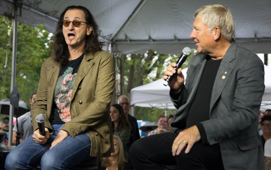 Lee Lifeson Art Park - Geddy Lee and Alex Lifeson