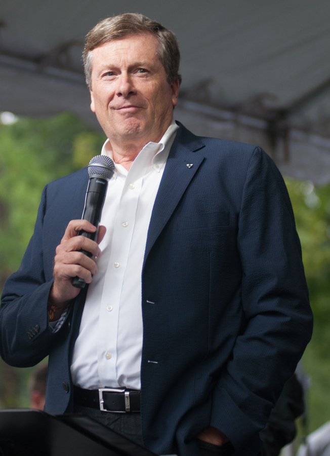 Lee Lifeson Art Park - Toronto Mayor John Tory